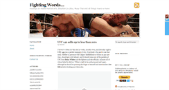 Desktop Screenshot of fightingwords.ca