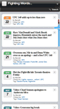 Mobile Screenshot of fightingwords.ca